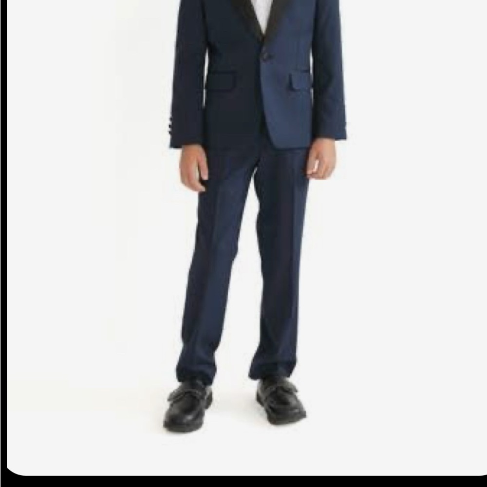 MOUSTACHE peak lapel toddler suit